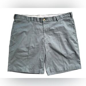 Peter Millar Shorts Mens 42 Steel Gray/Blue Pima Cotton Spandex‎ Golf Chino Golf